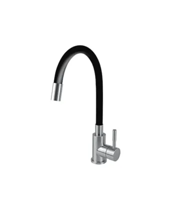 Miscelatore Lavello "Linux K221" Inox Satinato-Nero I Karag I Ap shop