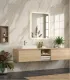 Specchio Bagno Retroilluminato Luce Led Struttura In Vetro Rettangolare Reversibile 600x1000x40 Mm "Adel 100"