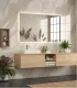 Specchio Bagno Retroilluminato Luce Led Struttura In Vetro Rettangolare Reversibile 600x1000x40 Mm "Adel 100"I Karag I Ap shop