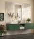 Specchio Bagno Retroilluminato Luce Led Struttura In Vetro Rettangolare Reversibile 800x1200x40 Mm "Adel 120"