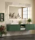 Specchio Bagno Retroilluminato Luce Led Struttura In Vetro Rettangolare Reversibile 800x1200x40 Mm "Adel 120" I Karag I Ap shop