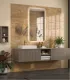 Specchio Bagno Retroilluminato Luce Led Struttura In Vetro Rettangolare Reversibile 800x1400x40 Mm "Adel 140"