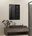 Specchio Bagno Semplice 75 X 45 cm Rettangolare Reversibile