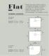 Piatto Doccia Angolare Flat in Marmoresina Bianco 80x80 H 2,5 cm Tamanaco