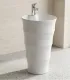 Lavabo a colonna scarico parete freestanding ceramica | AP SHOP ONLINE