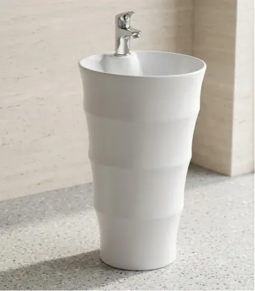 Lavabo a colonna scarico parete freestanding ceramica | AP SHOP ONLINE