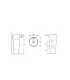 Lavabo a colonna scarico parete freestanding ceramica | AP SHOP ONLINE