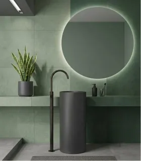 Lavabo Venus Free Standings Drenaggio A Parete Colorato