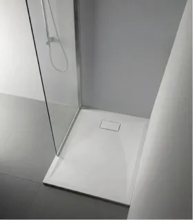 Piatto Doccia Ultra Leggero in SMC Serie ECO Bianco 70x90 H 2,5 cm Tamanaco