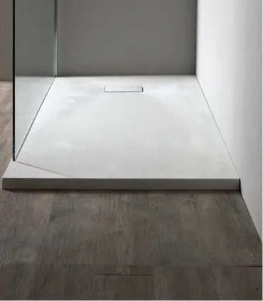 Piatto Doccia Ultra Leggero in SMC Serie ECO Bianco 80x100 H 2,5 cm Tamanaco I Ap shop
