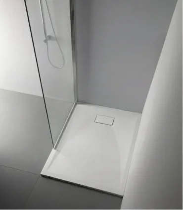 Piatto Doccia Ultra Leggero in SMC Serie ECO Bianco 70x90 H 2,5 cm Tamanaco