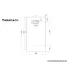 Piatto Doccia Ultra Leggero in SMC Serie ECO Bianco 80x140 H 2,5 cm Tamanaco I Ap shop
