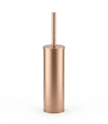 Portascopino da bagno cilindrico Finitura "Rose Gold"