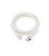 TUBO FLESSIBILE PER DOCCIA IN MATERIALE PLASTICO BIANCO F 1/2" X 1/2" CM 150