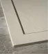 Piatto Doccia in Marmo Resina Serie Flat con Bordo Integrato Crema 80x100 H 3,3 cm Tamanaco I Ap shop