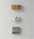 Mobile Bagno "Pillè" 80 cm 2 Ante Finitura Acacia con Lavabo in Porcellana e Specchio I Karag I Ap shop