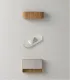 Mobile Bagno "Pillè" 120 cm  2 Ante 1 Cassetto Finitura Acacia con Lavabo in Porcellana e Specchio I Karag I Ap shop