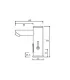 Miscelatore lavabo a sfioro "RUELT11B Touch Me" Cromo Thermomat