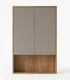Mobile bagno sospeso in Plywood con lavabo e specchio "NORDIC 60" I KARAG I Ap shop