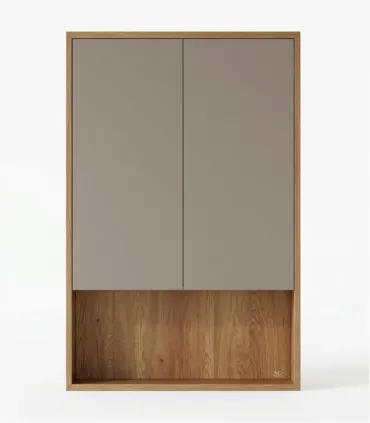 Mobile bagno sospeso in Plywood con lavabo e specchio "NORDIC 60" I KARAG I Ap shop