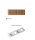Mobile bagno sospeso in Plywood con lavabo in Solid Surface Opaco "NORDIC 140" I KARAG I Ap shop
