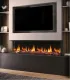 Camino Elettrico Ardelis 150 cm – 3 Lati con Effetto Fiamma e Acquario Maison Fire