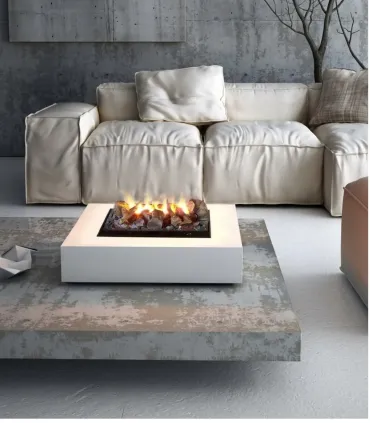 Caminetto Elettrico ad Acqua con Effetto Fumo e Brace – Rigoletto Acqua Bianco Maison Fire I Ap shop