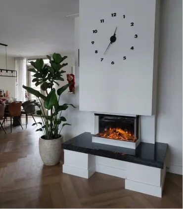 Caminetto Elettrico LED ALISA MINI – Effetto Fiamma Realistico 1,5 kW Maison Fire I Ap shop