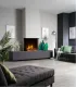 Camino Elettrico Led "Velera" – Effetto Fiamma Realistico, Crepitio e Riscaldamento 2 kW Maison Fire