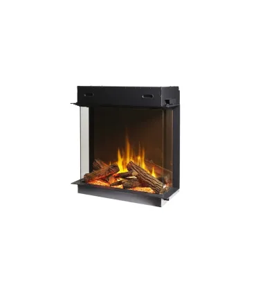 Camino Elettrico Led "Velera" – Effetto Fiamma Realistico, Crepitio e Riscaldamento 2 kW Maison Fire