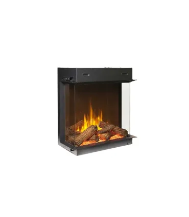 Camino Elettrico Led "Velera" – Effetto Fiamma Realistico, Crepitio e Riscaldamento 2 kW Maison Fire