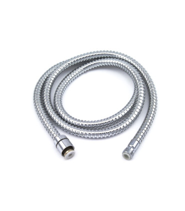 TUBO FLESSIBILE PER DOCCIA IN OTTONE CROMATO F 1/2" X M 3/8" CM 150