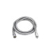 TUBO FLESSIBILE PER DOCCIA DOPPIA GRAFFATURA IN OTTONE CROMATO F 1/2" CONICO X M 15/19 CM 150 PER RUBINETTERIE BANDINI