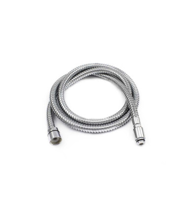 TUBO FLESSIBILE PER DOCCIA DOPPIA GRAFFATURA IN OTTONE CROMATO F 1/2" CONICO X M 15/19 CM 150 PER RUBINETTERIE BANDINI