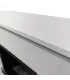 Camino elettrico caminetto da terra BELLINI in legno Bianco Made in Italy L96 x P35 x H96