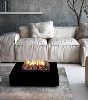 Caminetto Elettrico ad Acqua con Effetto Fumo e Brace – Rigoletto Acqua Nero Maison Fire