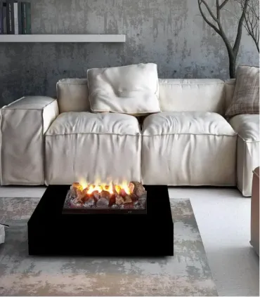 Caminetto Elettrico ad Acqua con Effetto Fumo e Brace – Rigoletto Acqua Nero Maison Fire