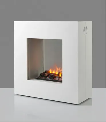 Camino Elettrico Bifacciale Free-Standing con Effetto Fumo e Brace Boheme Maison Fire I Ap shop