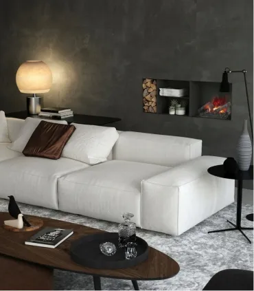 Incasso 120 Acqua Asimmetrico – Camino Elettrico ad Acqua da Incasso I Ap shop