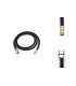 TUBO FLESSIBILE PER DOCCIA IN NYLON NERO F1/2" CONICO X M 15/1 CM 150