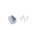 SUPPORTO DOCCIA FISSO CROMATO PVC PER DOCCETTA