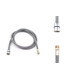 TUBOFLESSIBILE PER DOCCIA IN NYLON F 1/2"CONICO X M 15/1 CON PESO IN PIOMBO CM 150