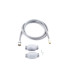 TUBOFLESSIBILE PER DOCCIA IN NYLON F 1/2"CONICO X M 15/1 CON PESO IN PIOMBO CM 150