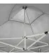 Gazebo richiudibile pieghevole MARKET 3 X 6 Bianco ricoperto in PVC impermeabile