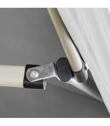 Gazebo richiudibile pieghevole MARKET 3 X 6 Bianco ricoperto in PVC impermeabile