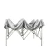 Gazebo richiudibile pieghevole MARKET 3 X 6 Bianco ricoperto in PVC impermeabile