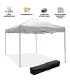 Gazebo richiudibile pieghevole MARKET 3 X 4,5 Bianco ricoperto in PVC impermeabile