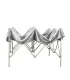 Gazebo richiudibile pieghevole MARKET 3 X 4,5 Bianco ricoperto in PVC impermeabile