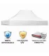 Gazebo richiudibile pieghevole MARKET 3 X 2 Bianco ricoperto in PVC impermeabile