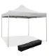 Gazebo richiudibile pieghevole MARKET 2 X 2 Bianco ricoperto in PVC impermeabile